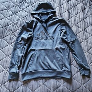 Blue Adidas Aeroready Medium Hoodie Sweatshirt